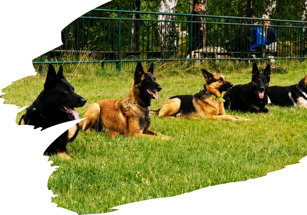 Mensch-Hund-Team beim Basisunterricht des SGV Langelsheim
