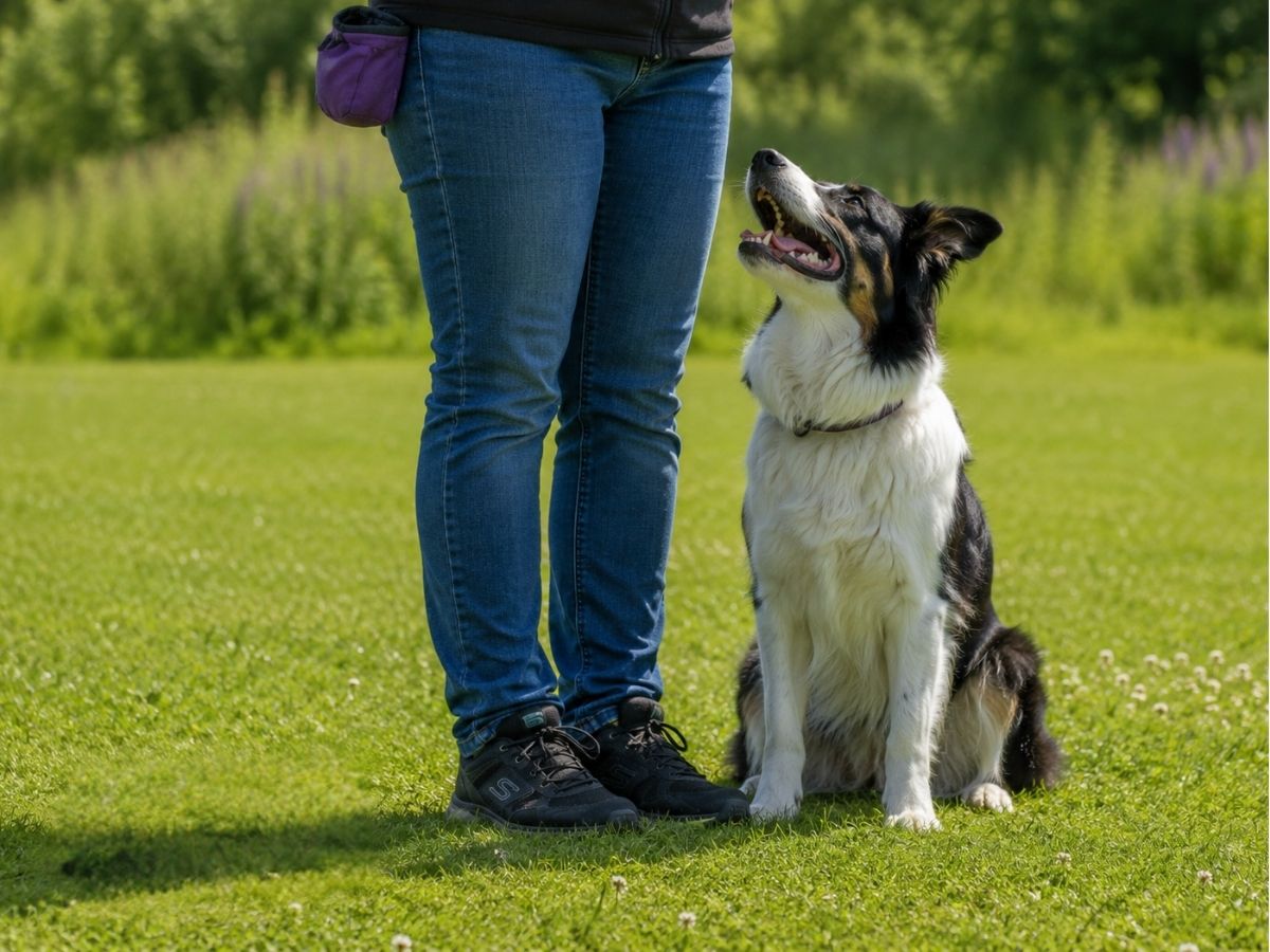 Startstation eines Rally-Obedience-Parcours